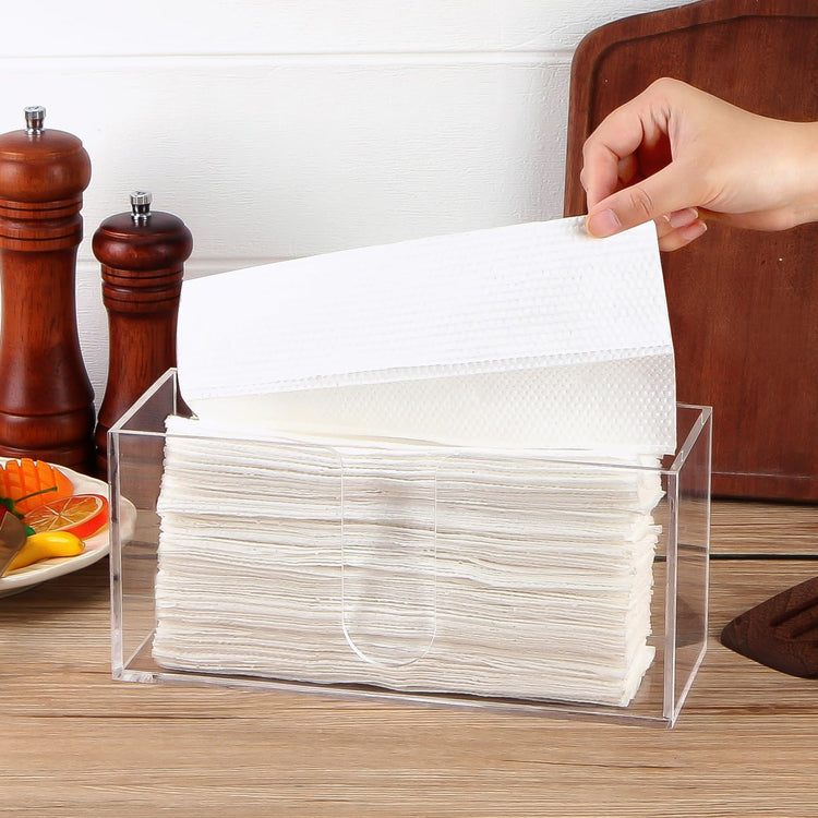 4Pack Acrylic Countertop Paper Towel Dispenser (4 Count)