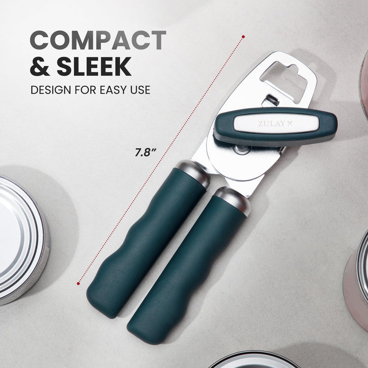 Heavy Duty Stainless Steel Can Opener Manual with Bottle Opener
