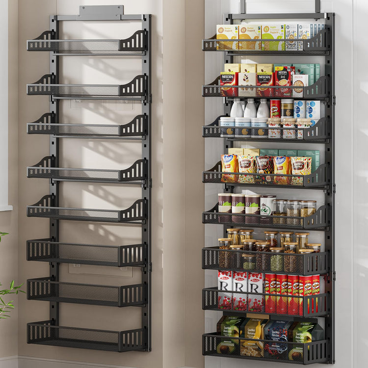 8 Tier Over the Door Pantry Organizer