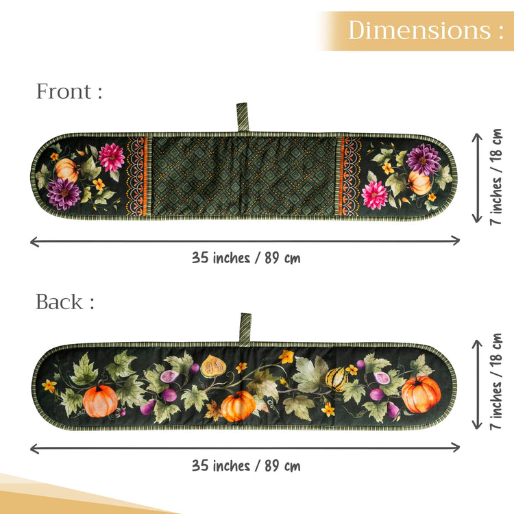 Double Oven Mitts 100% Cotton Double Oven Glove