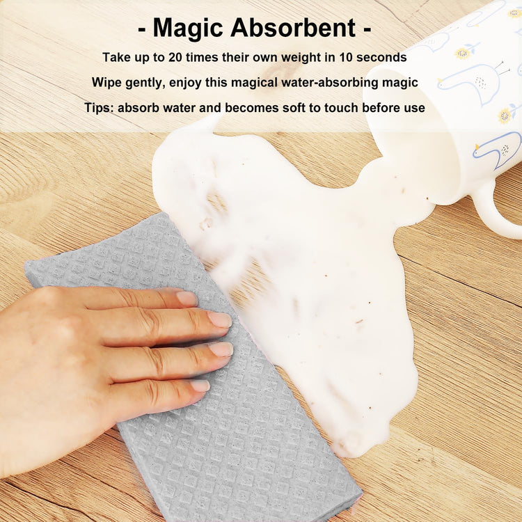 Swedish Dishcloths 10 Pack for Kitchen Washing Dishes (10 Count)