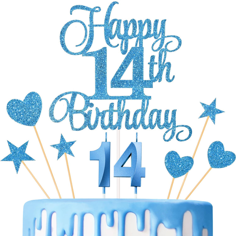 14th Birthday Cake Decorations