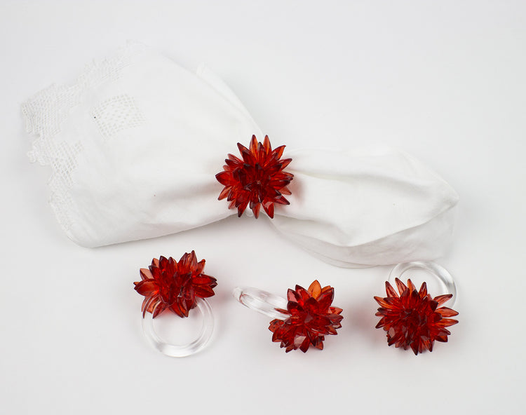 Crystal Design Collection Napkin Rings