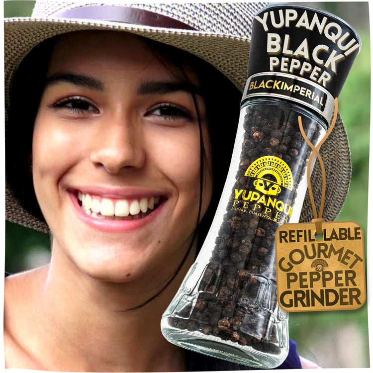 Black Pepper Grinder Manual 3.5oz Gourmet Black Peppercorn Grinder (3.5 Ounce)