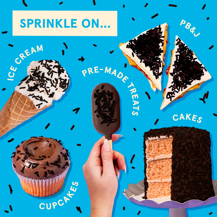 Chocolate Crunchy Jimmies Brownie Flavored 1 Pack