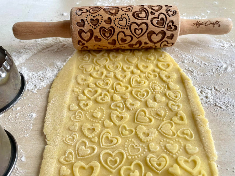 LOVELY DAY 3 KID Rolling Pin SET with HEART