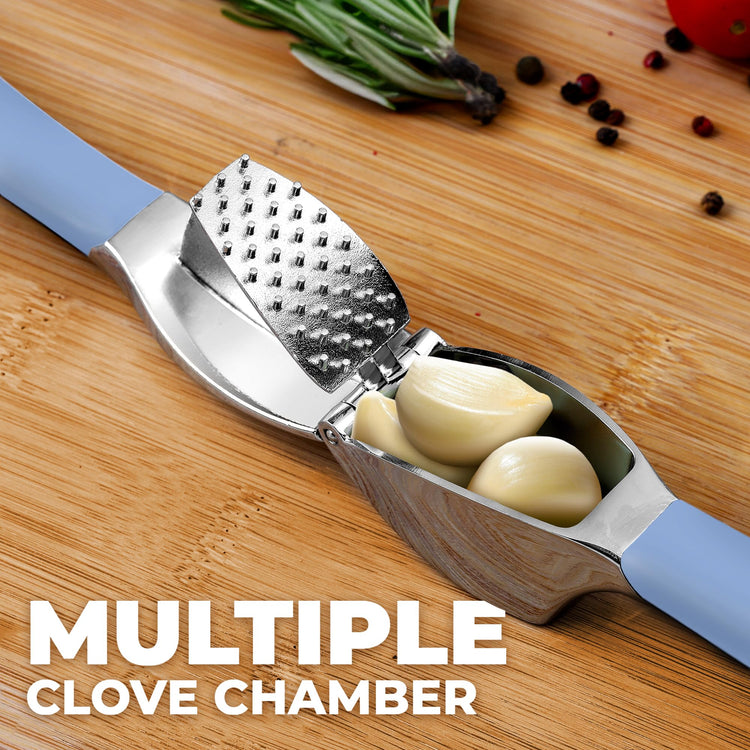 Metal Comfort Grip Garlic Press