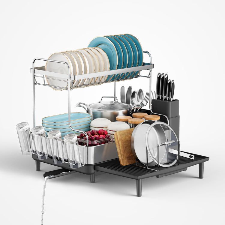 2 Tier Dish Drying Rack