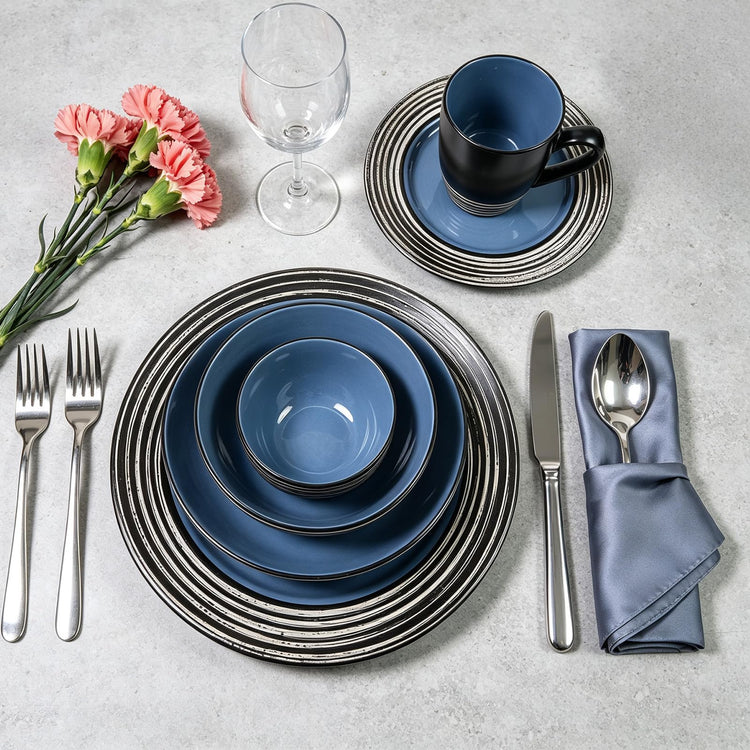 HomeVss 48 Piece Dinnerware Set