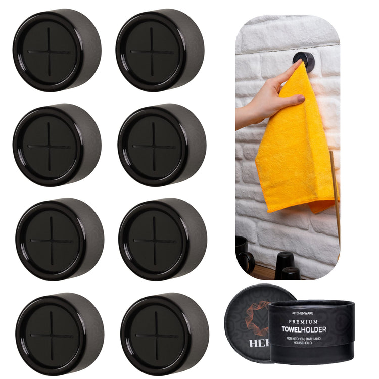 Kitchen Towel Hooks (8 Count)