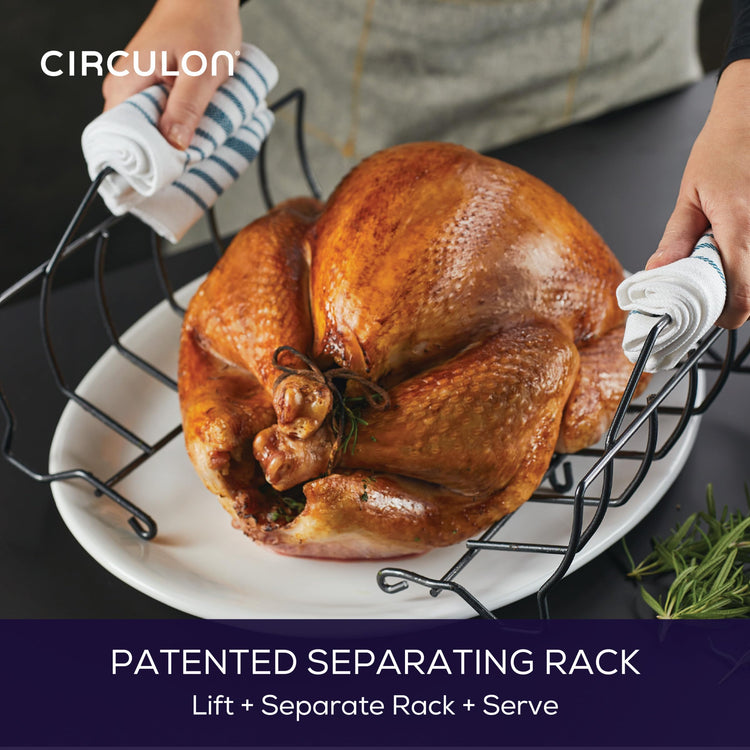 Ultra Lasting Nonstick Roasting Pan with Rack