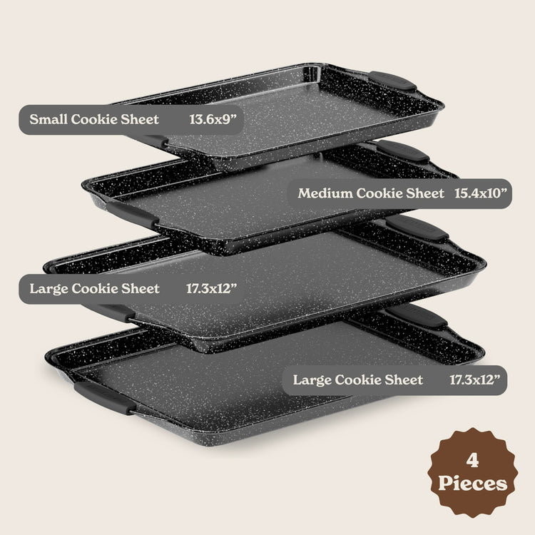 Nonstick Stackable Bakeware Set