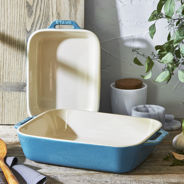 2 Pc Ceramic Baking Dish Set (2 Count)