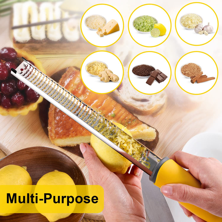 Professional Stainless Steel Lemon Zester & Grater