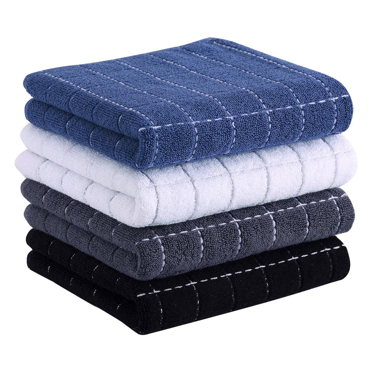 100% Cotton Terry Kitchen Towels (4 Count)