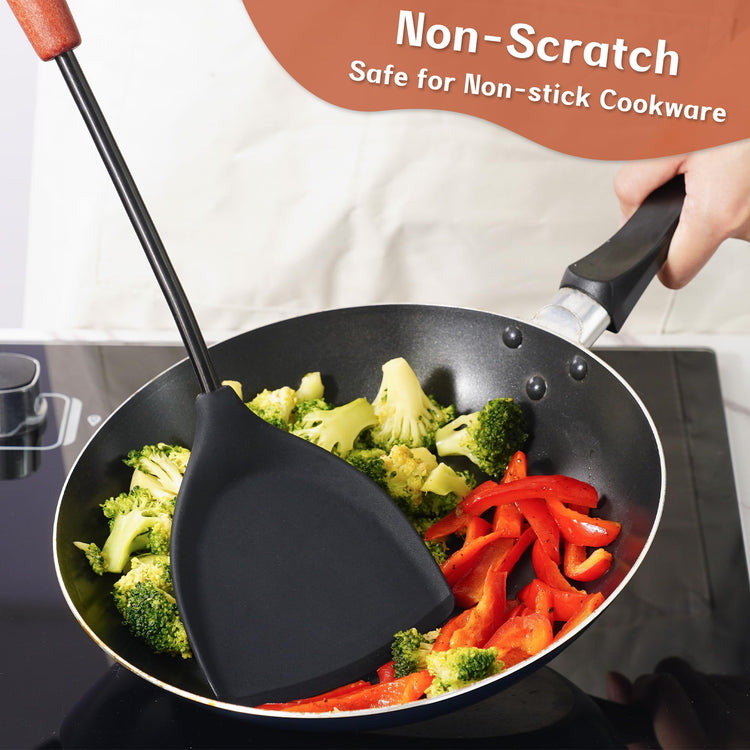 Silicone Wok Spatula and Ladle Tool Set (2 Count)
