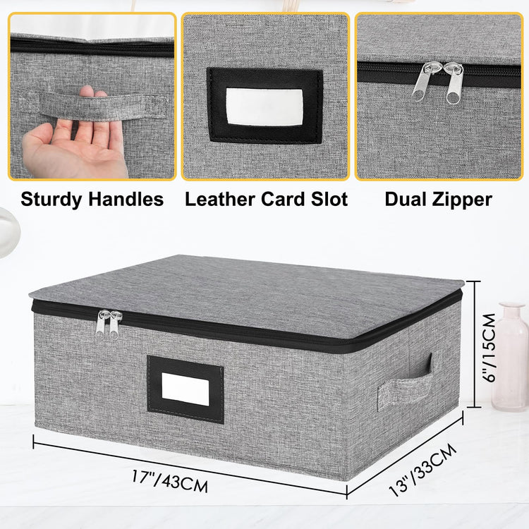 Coffee Mug Storage Box with Dividers