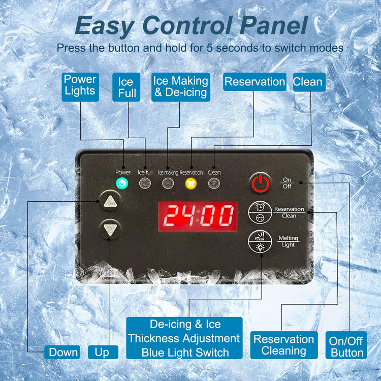 Commercial Ice Maker Machine 120 LBS