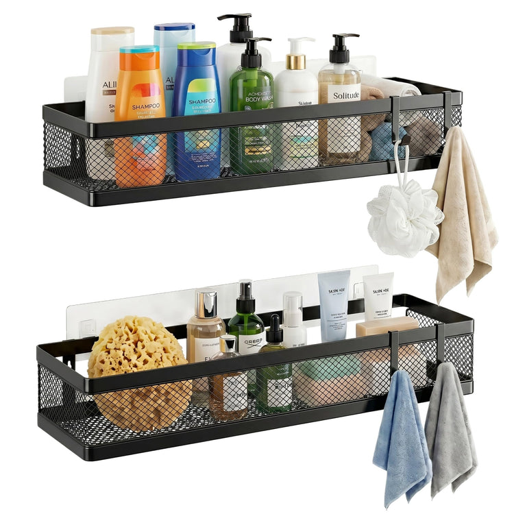 16.5 Inch Extra Long Slim Mesh Shower Caddy (2 Count)