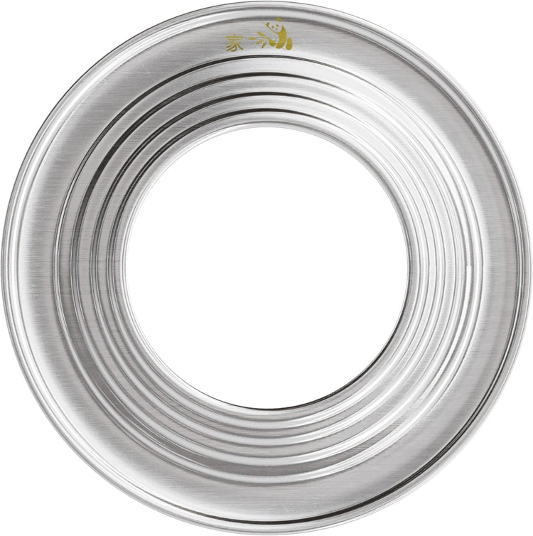 Prime Home Direct Stainless Steel Steamer Ring | Fits 7 to 12-Inch Bamboo Steamer Basket | Steaming Ring for Asian Chinese Wok, Food, Dumpling, Dim Sum, Steam Pot Accessories Metal Cooking Rim Adapter