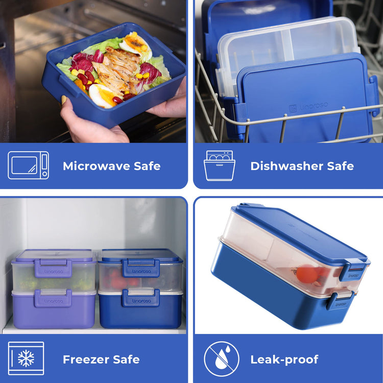 Stackable 2 Tier Adult Bento Box