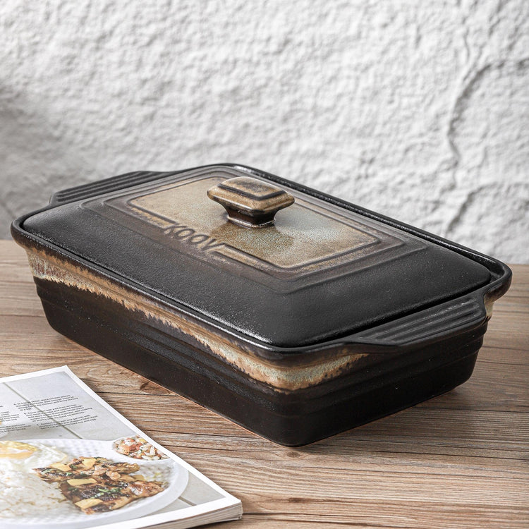 Ceramic Casserole Dish with Lid