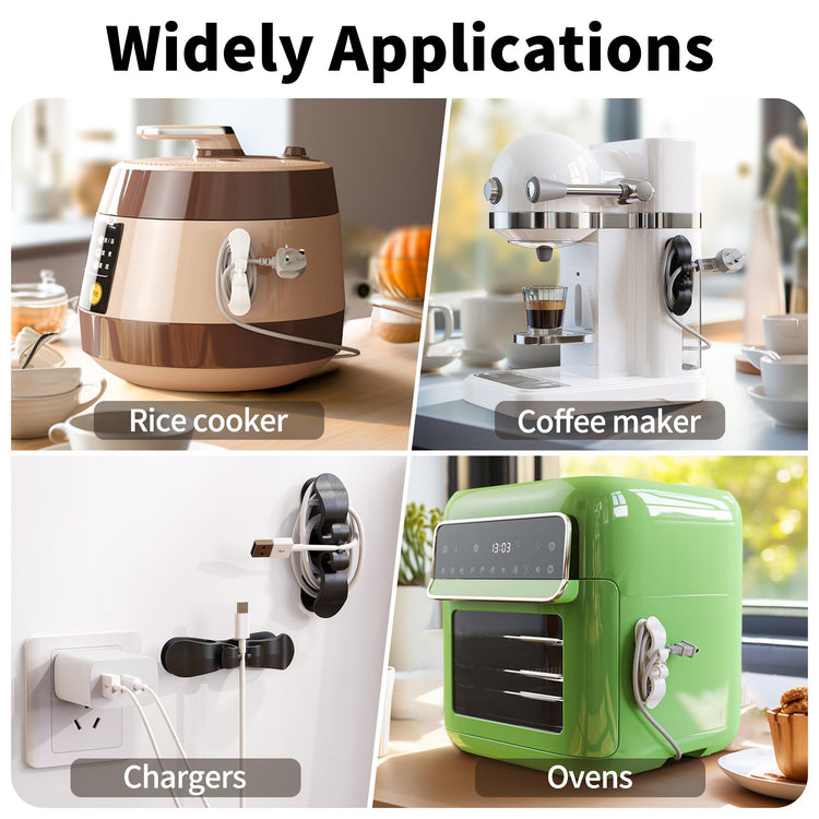 6PCS Upgraded Cord Organizer for Appliances (6 Count)