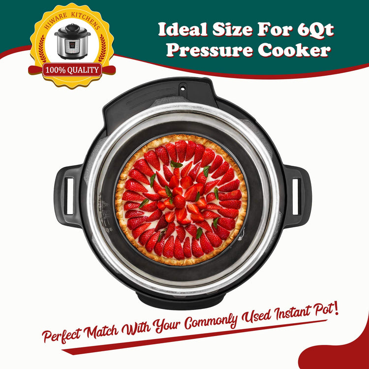 6 Inch Non stick Springform Pan with Removable Bottom