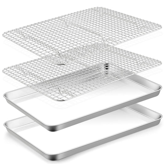 Cookie Sheets with Cooling Racks (2 Count)