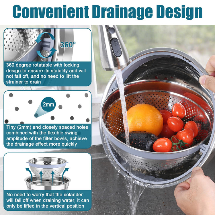 Mixing Bowls with Colander (4 Count)