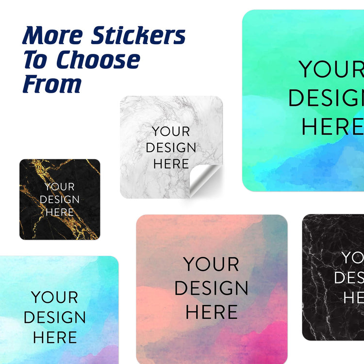 Custom Vinyl Stickers Your Image (100 Count)