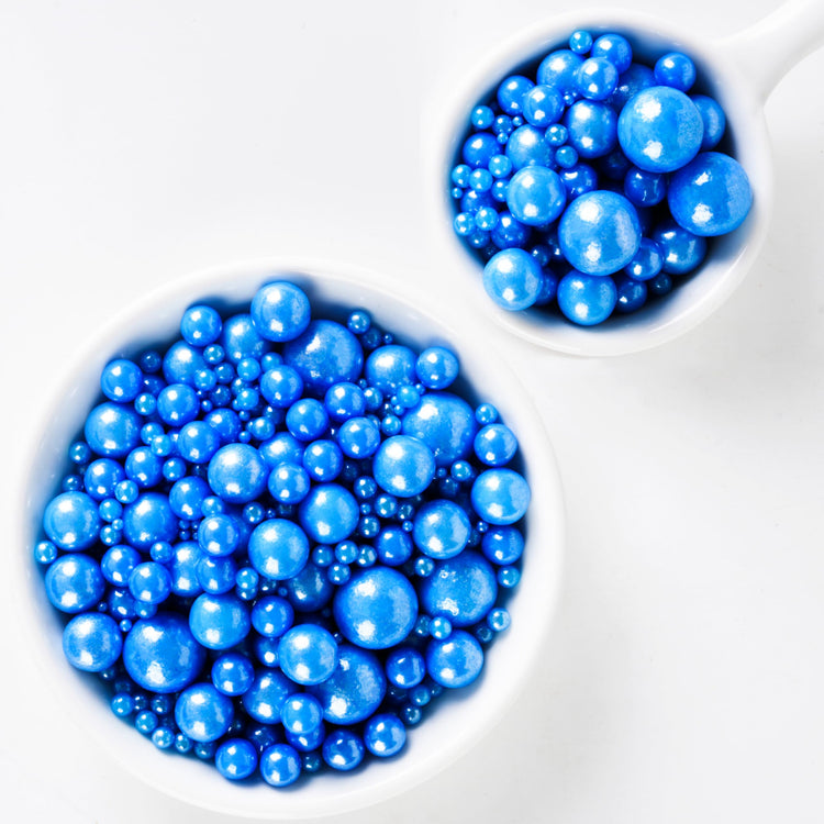 Royal Blue Pearl Sugar Sprinkles (4.58 Ounce)