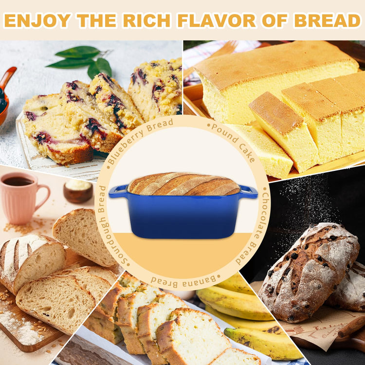 Enameled Dutch Oven for Sourdough Bread Baking