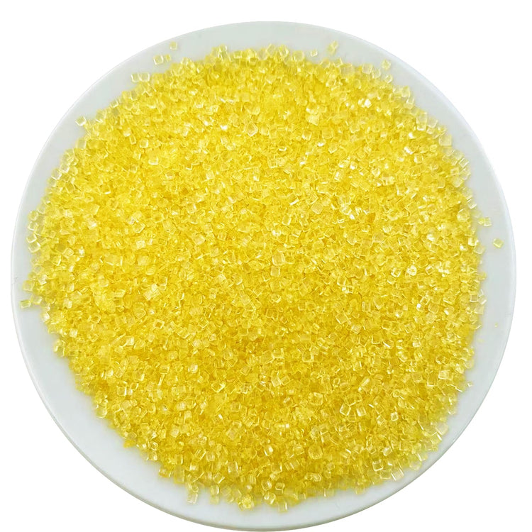 Yellow Sanding Sugar for Baking Edible Sparkling Coarse Sugar Crystals Sprinkles for Baking Topping Cake Cookie Cupcake Topper Ice Cream Decoration Supplies 3.2 OZ (3.2 Ounce)