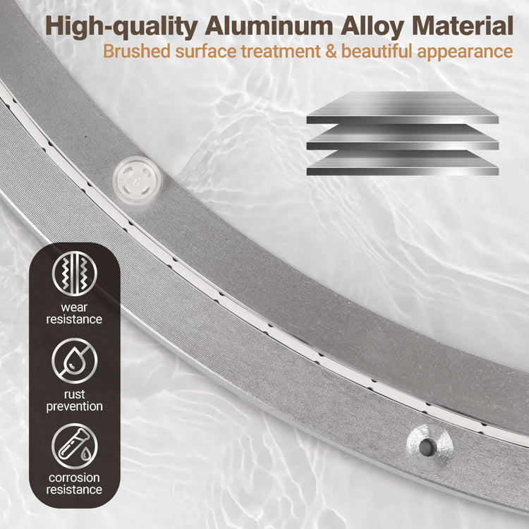 18 Inch Lazy Susan Bearing Aluminum Alloy Rotating Turntable