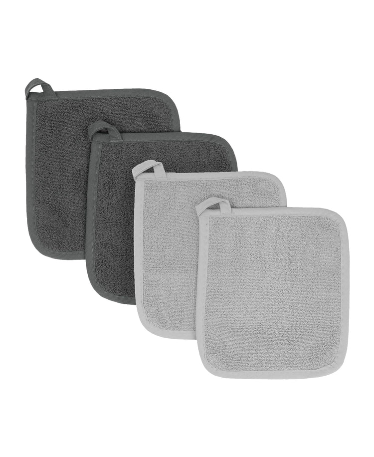 Terry Potholder & Hot Pad (4 Count)