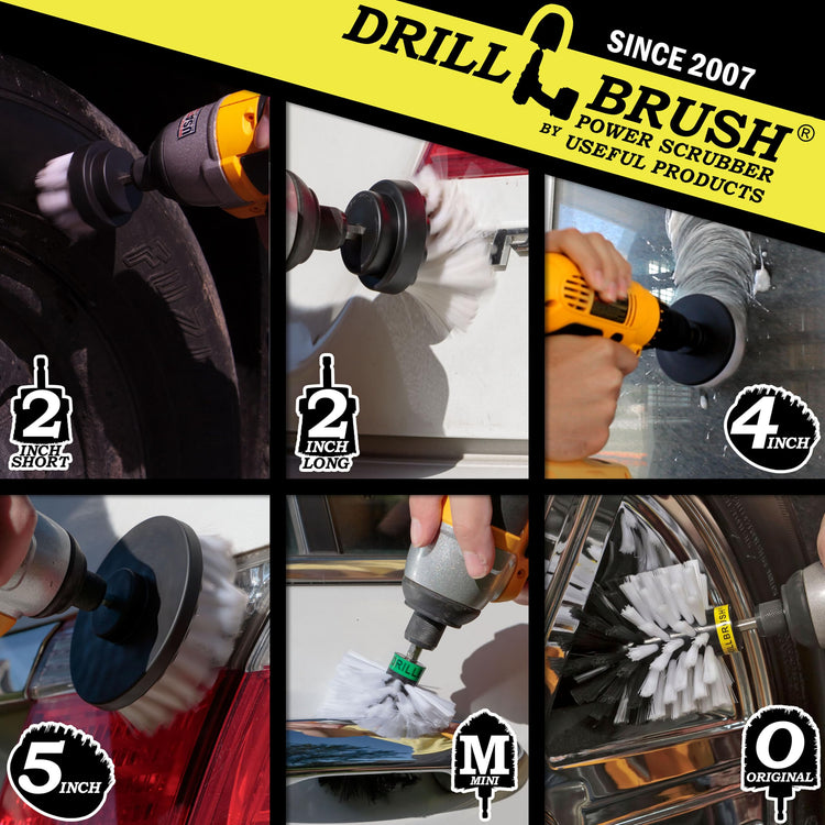 Drill Brush Ultimate Car Wash Kit