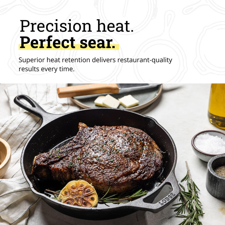 Pre Seasoned Cast Iron Skillet