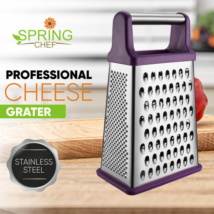 Stainless Steel XL Cheese Grater for Kitchen