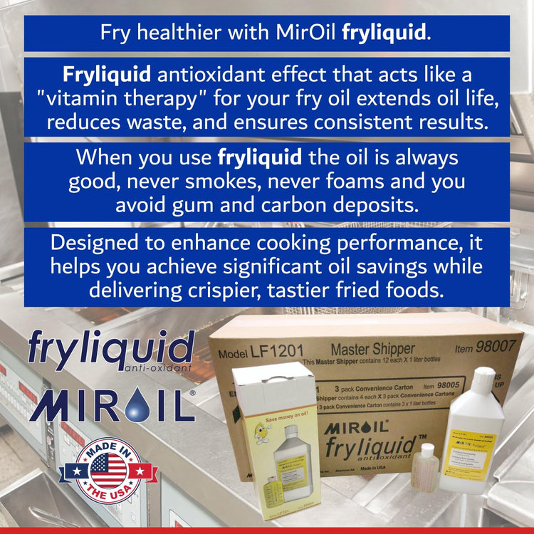 1 Liter Bottle FryLiquid by MirOil