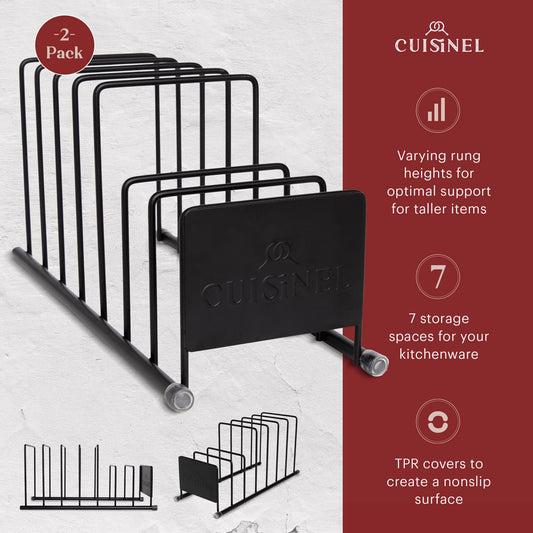 Lid and Dish Organizer Rack