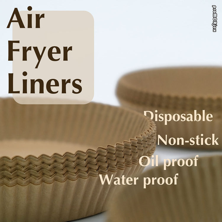 Air Fryer Disposable Paper Liners 50pcs 7.9 inch Square Parchment Paper Liner for Baking Roasting Fit 5