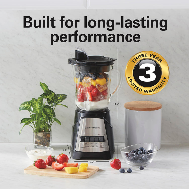 Power Elite Blender For Smoothies With Wave Action System