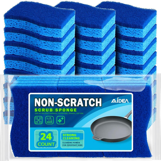 Non Scratch Scrub Sponge (24 Count)