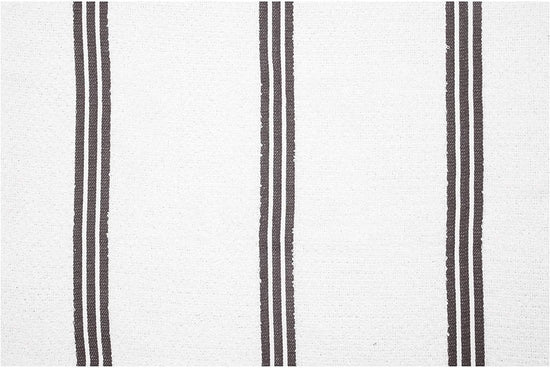 AMOUR INFINI Kitchen Towels Pack of 4 - Absorbent, Quick Drying Premium Cotton Tea Towel - Kitchen Linens 16x28 Inch Dish Towels with Hanging Loop (D.Grey) - Nestoria