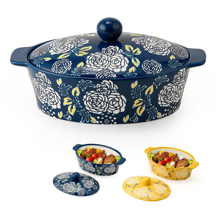 Ceramic Casserole Dish With Lid