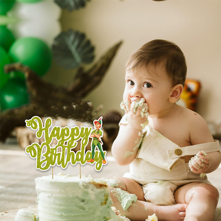 Petr Pan Happy Birthday Cake Topper