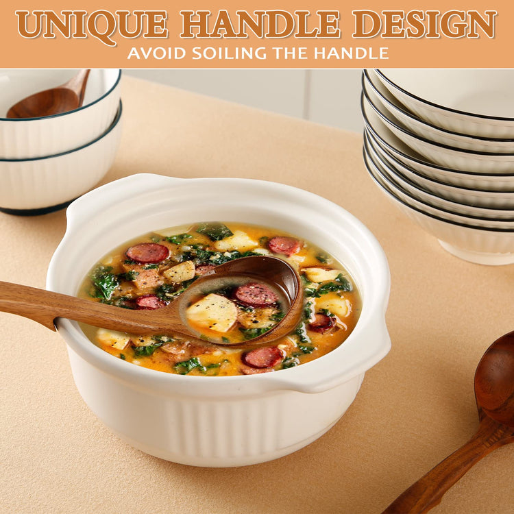 3Pcs Wooden Ladle for Soup (3 Count)