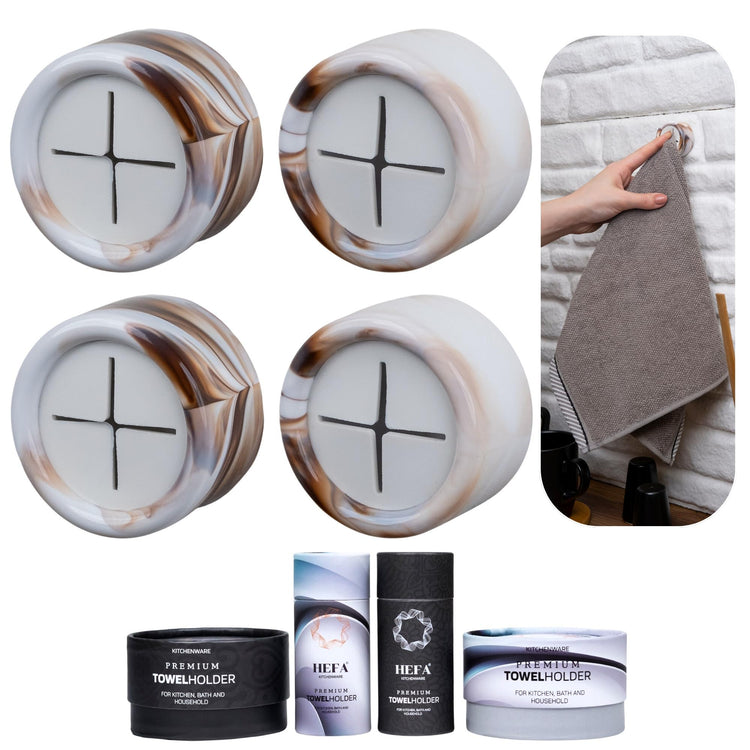 Towel Holder Towel Hooks (4 Count)