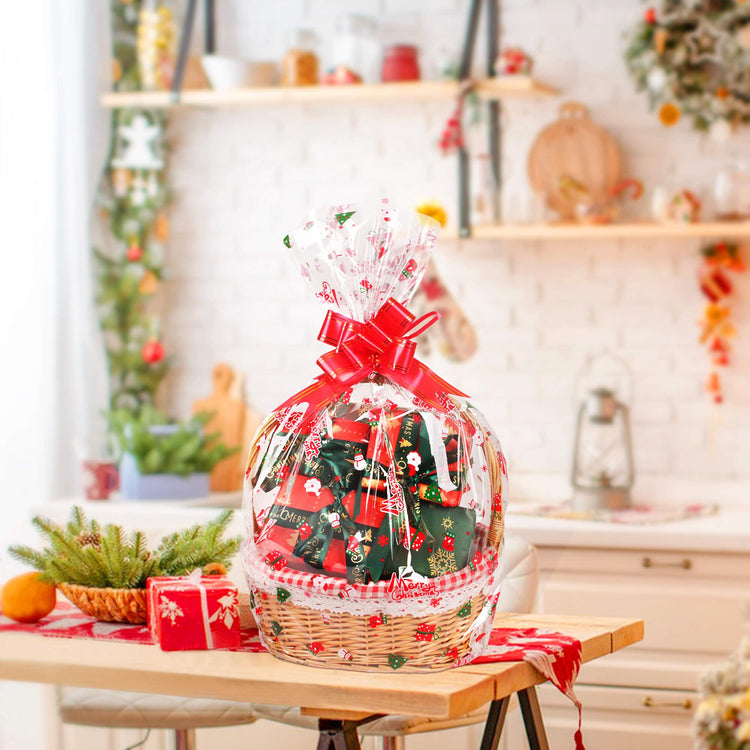100 ft Christmas Cellophane Wrap Roll (291.67 Sq Ft)